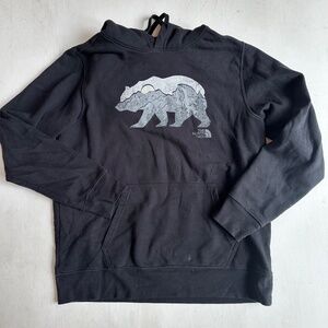 The North Face Black Bear Graphic Hooded Sweatshirt